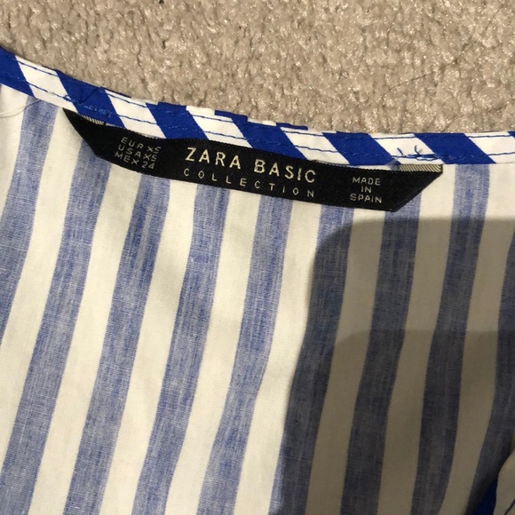 ✨BRAND NEW✨ Zara striped peplum top - Picture 2 of 5